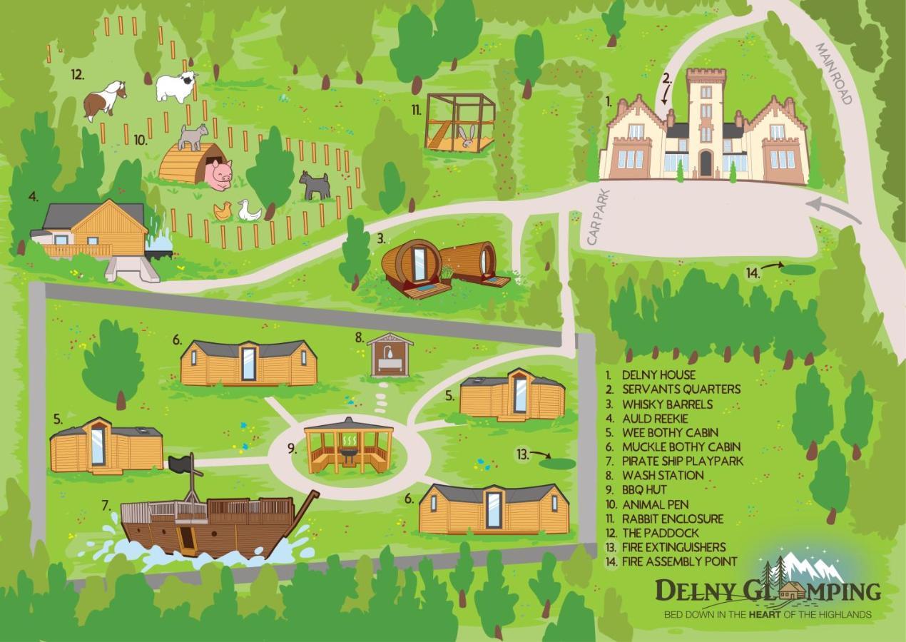 Delny Glamping And Farm Animals Ξενοδοχείο Invergordon Εξωτερικό φωτογραφία